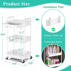 SUNALLY top drawer detail highlighting compact hidden storage benefit