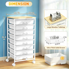 SUNALLY wooden top close-up highlighting sturdy surface for small appliances and décor