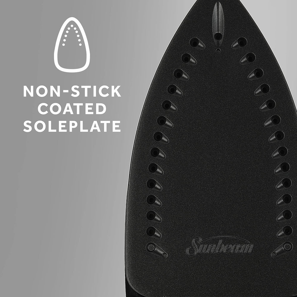 Sunbeam 8-foot 360-degree swivel cord detail for untangled reach and improved maneuverability