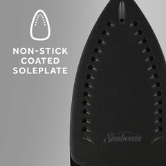 Sunbeam 8-foot 360-degree swivel cord detail for untangled reach and improved maneuverability