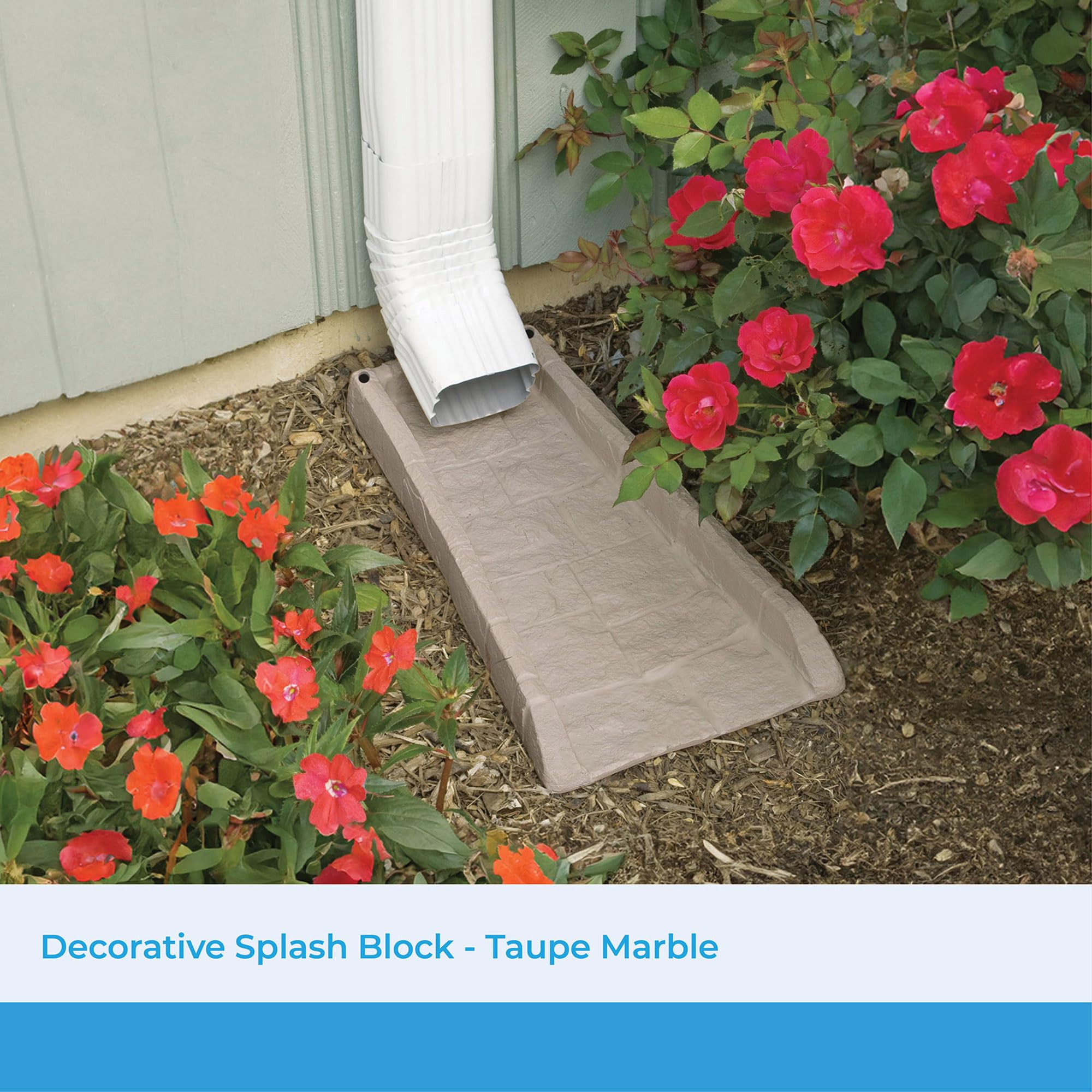 Suncast textured resin close-up highlighting durable finish for weather resistance