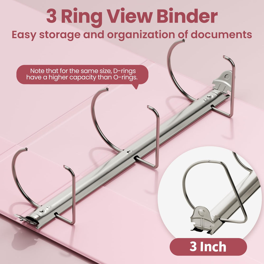 SUNEE d-ring mechanism close-up for secure page alignment benefit