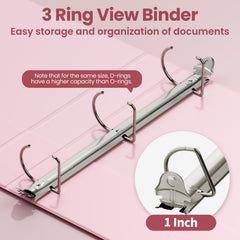 SUNEE polished d-ring mechanism close-up for smooth page turning benefit
