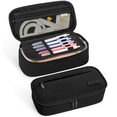 SUNEE front view of pencil case showing organized, easy-access storage