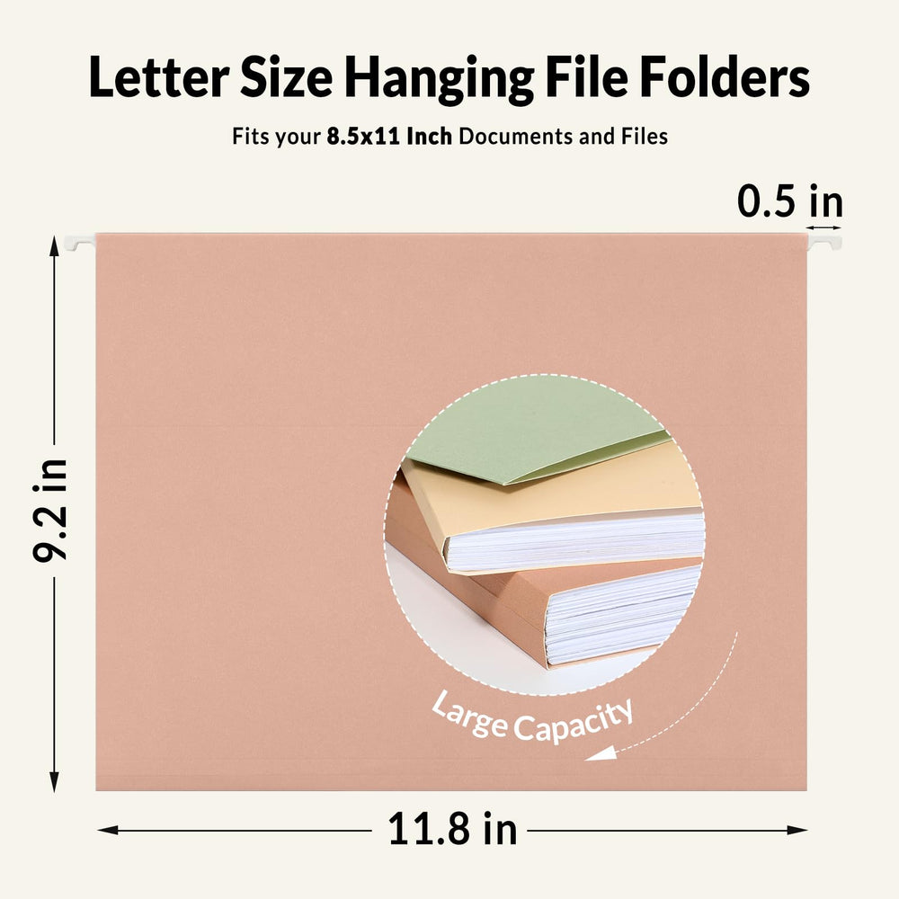 SUNEE hanging folders in a filing drawer for neat, space-saving organization