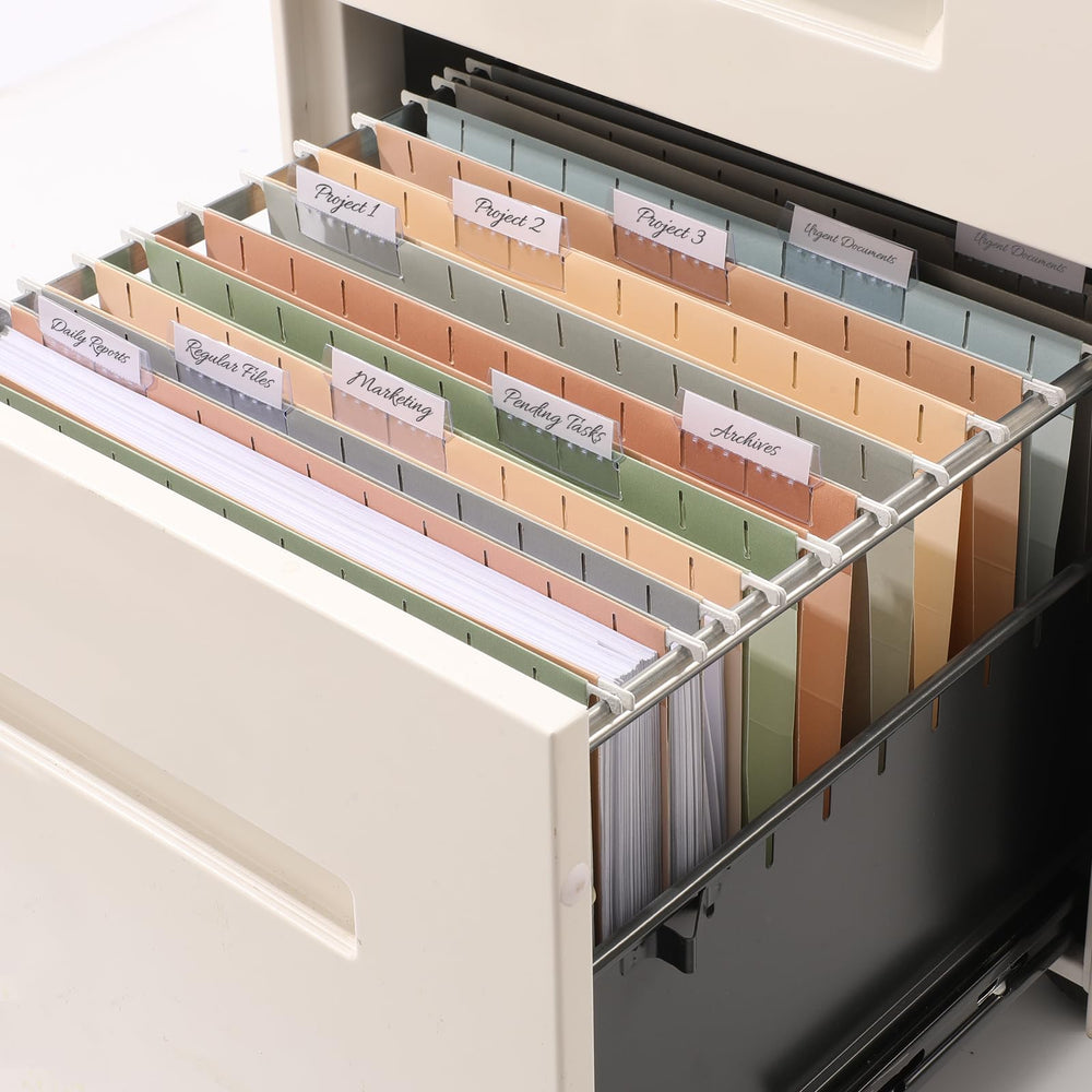 SUNEE pastel folders on a desk adding visual order and professional appeal