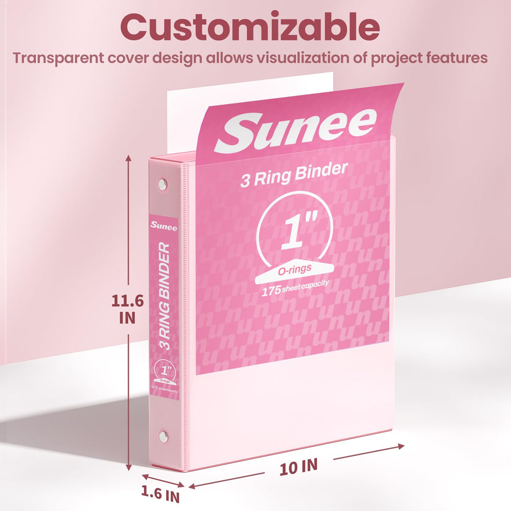 SUNEE lifestyle desk setup with binder in use to keep school or office organized