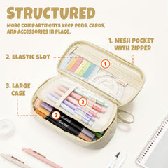 SUNEE pen slot detail holding pens securely for easy retrieval