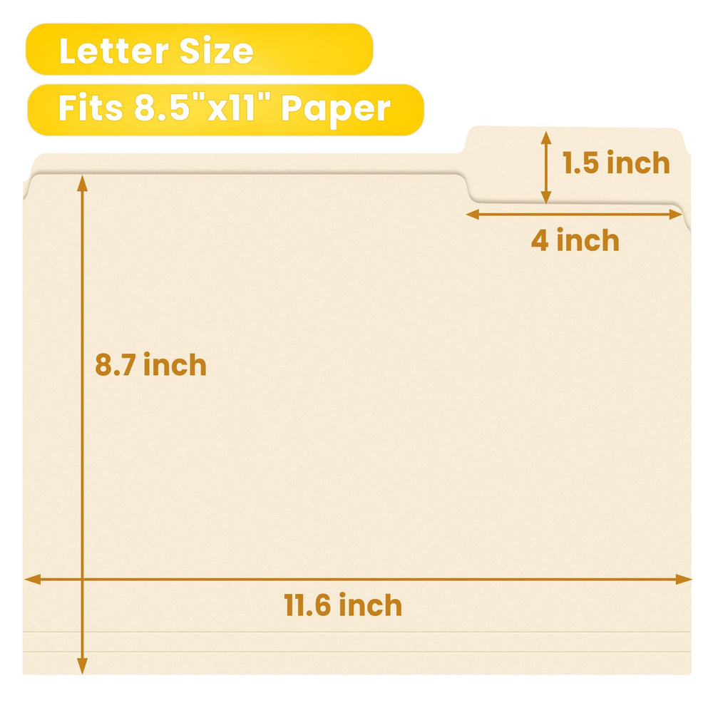 SUNEE stacked folders next to ruler showing scale and compact storage