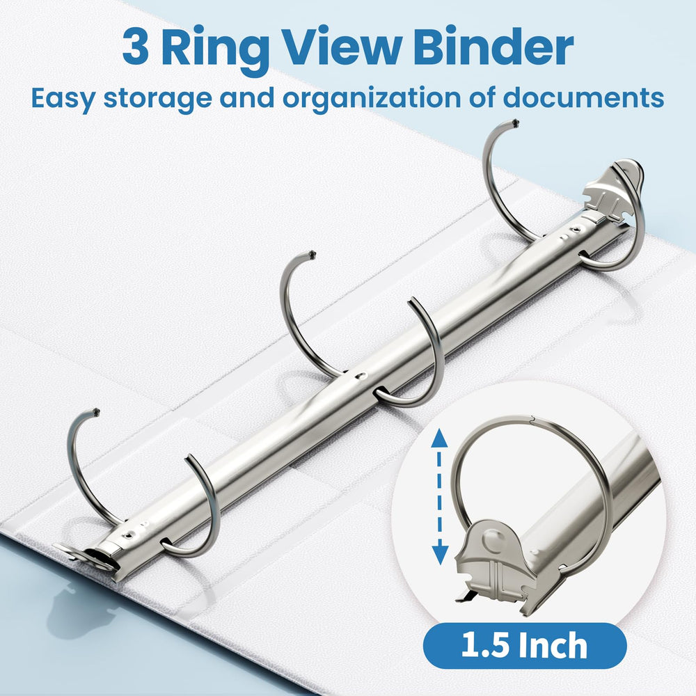 SUNEE three-ring mechanism closeup with smooth release for safe use