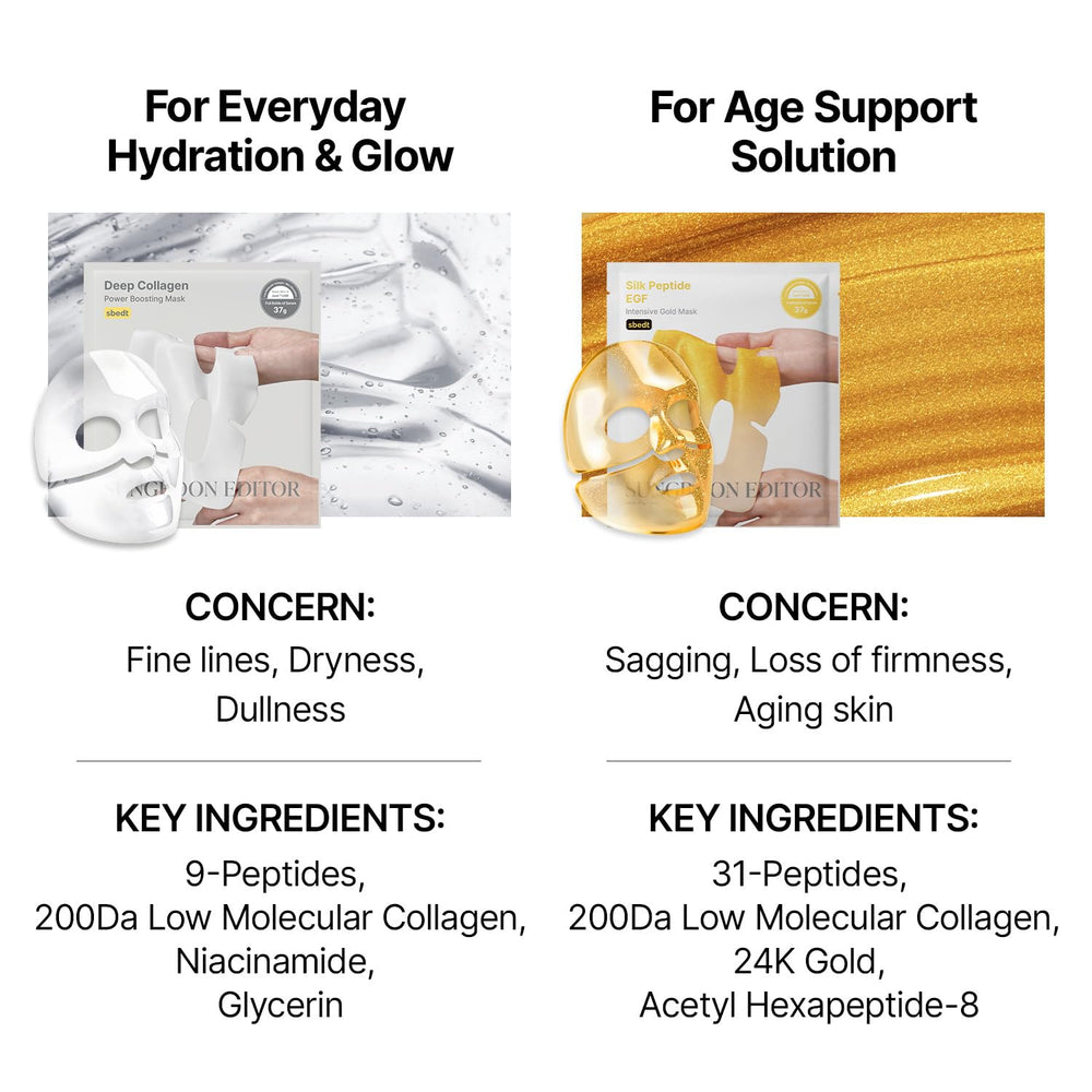 SUNGBOON EDITOR label close-up showing peptide-rich ingredients and formulation transparency