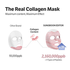 SUNGBOON EDITOR mask applied on model demonstrating comfortable fit
