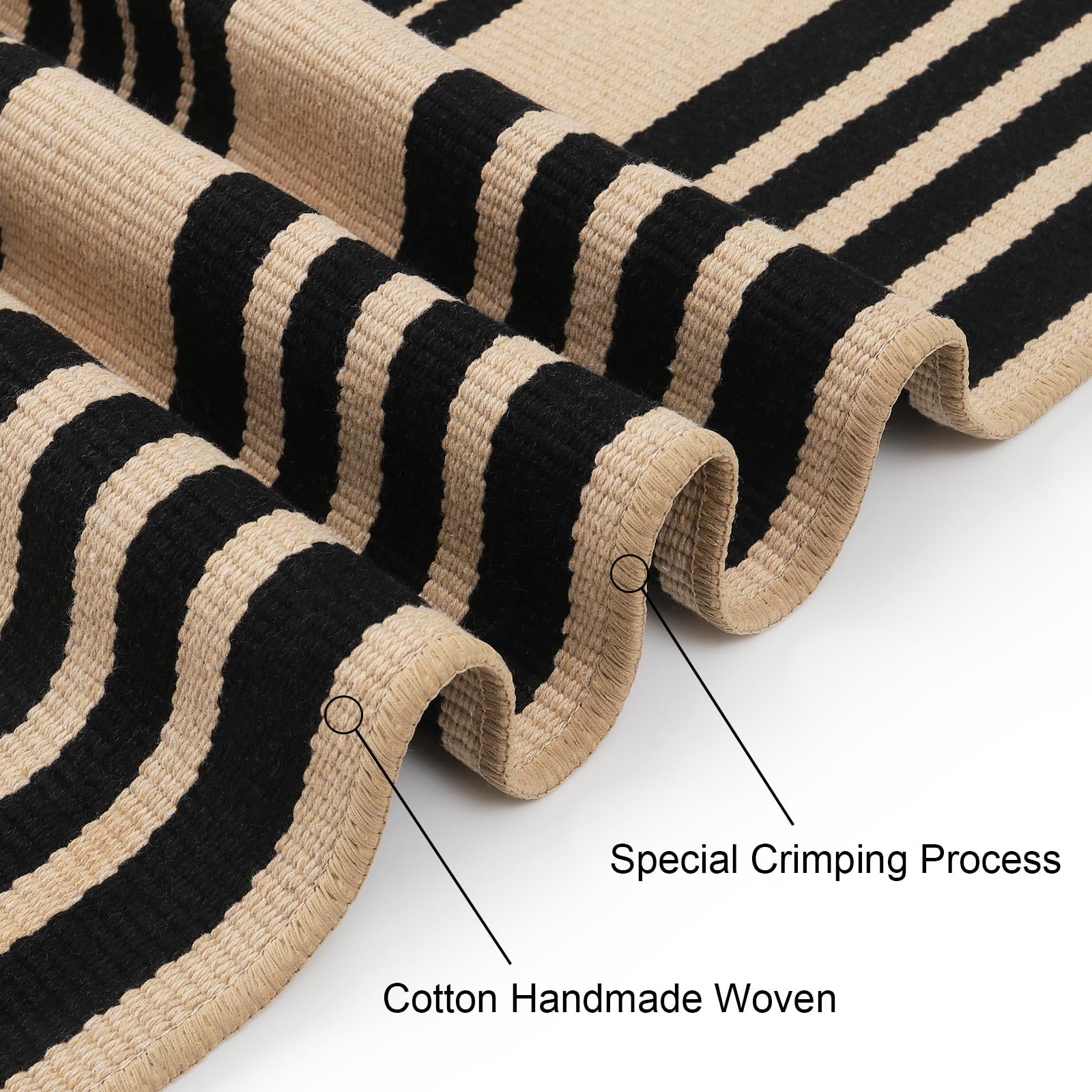 Sungea top-layer mat layered with larger rug for decorative flexibility