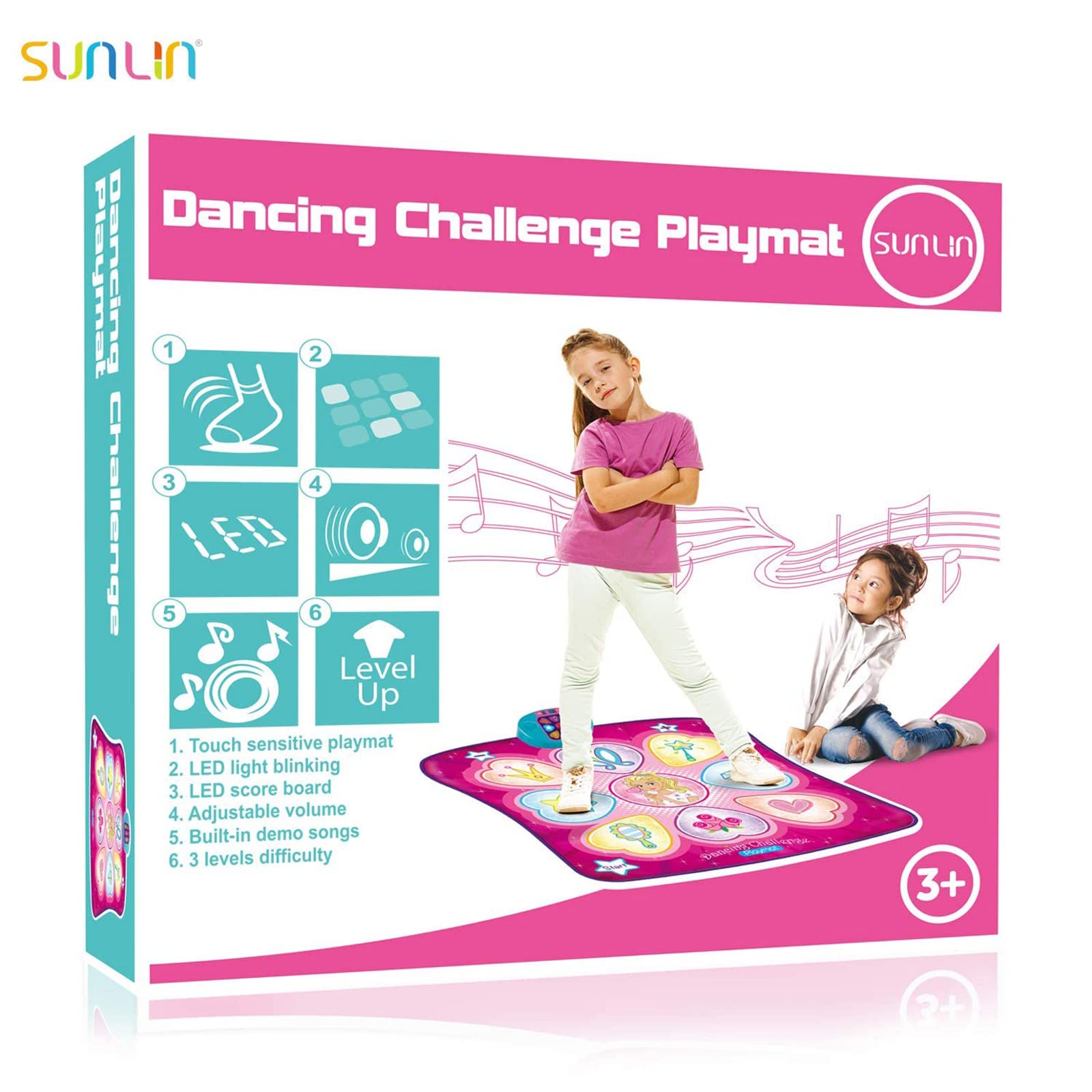 SUNLIN mat on picnic blanket outdoors offering portable music and movement activity