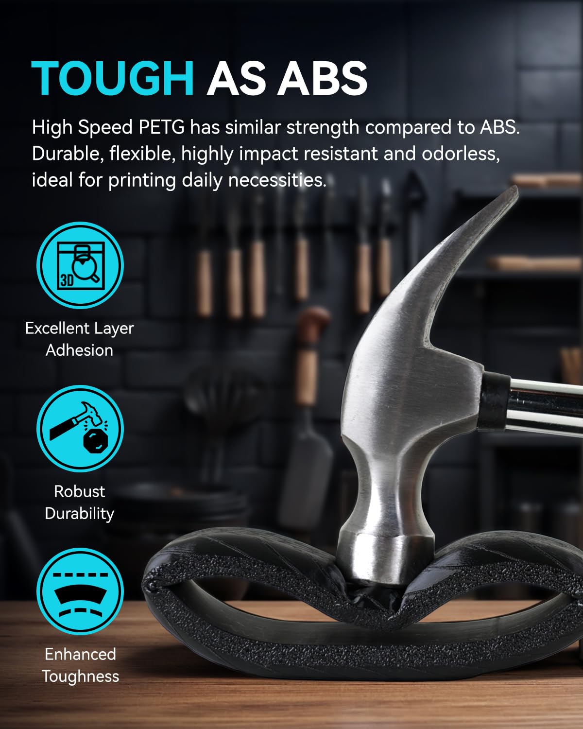 SUNLU matte finish sample on printed part showing low-gloss professional appearance benefit