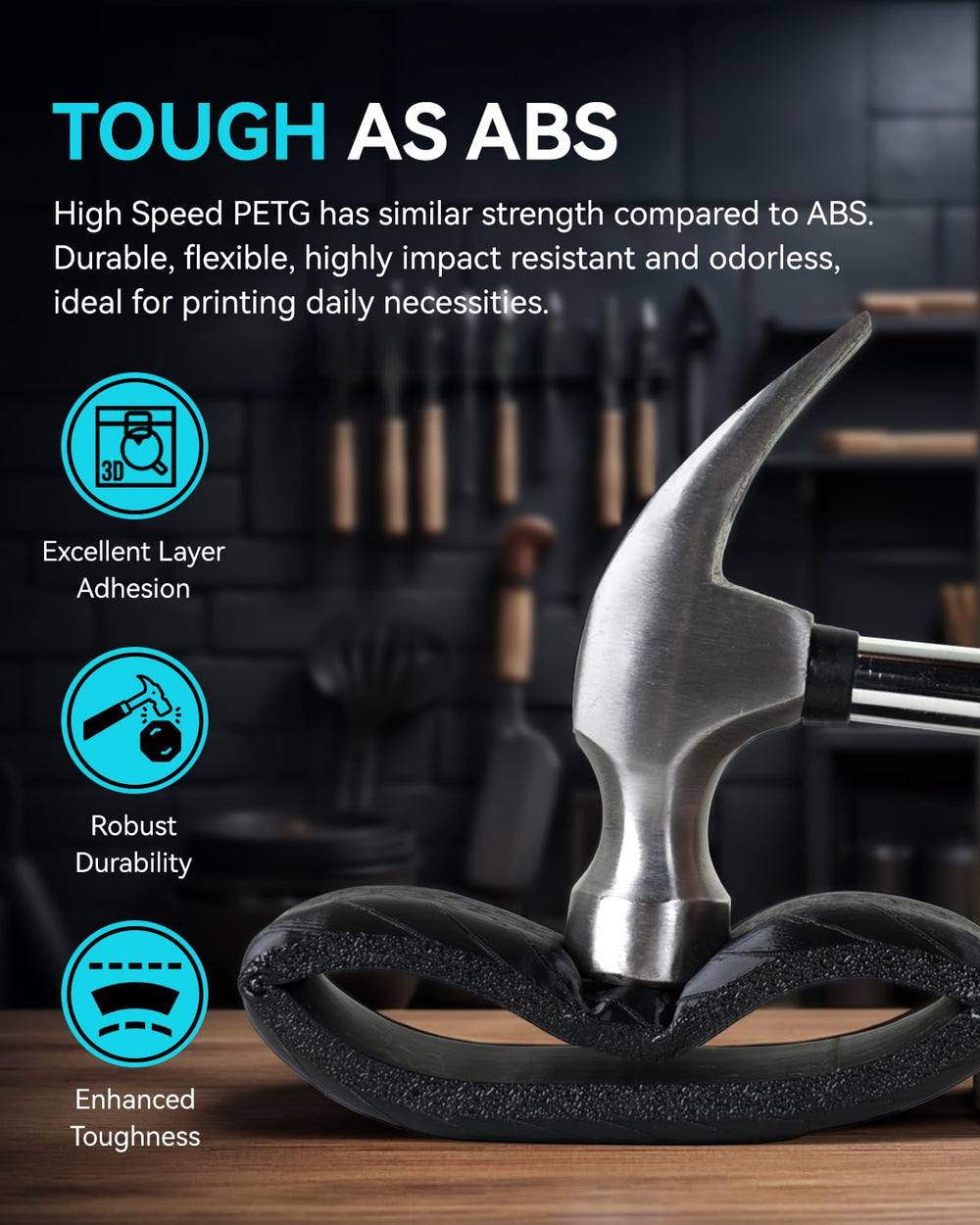 SUNLU matte finish sample on printed part showing low-gloss professional appearance benefit