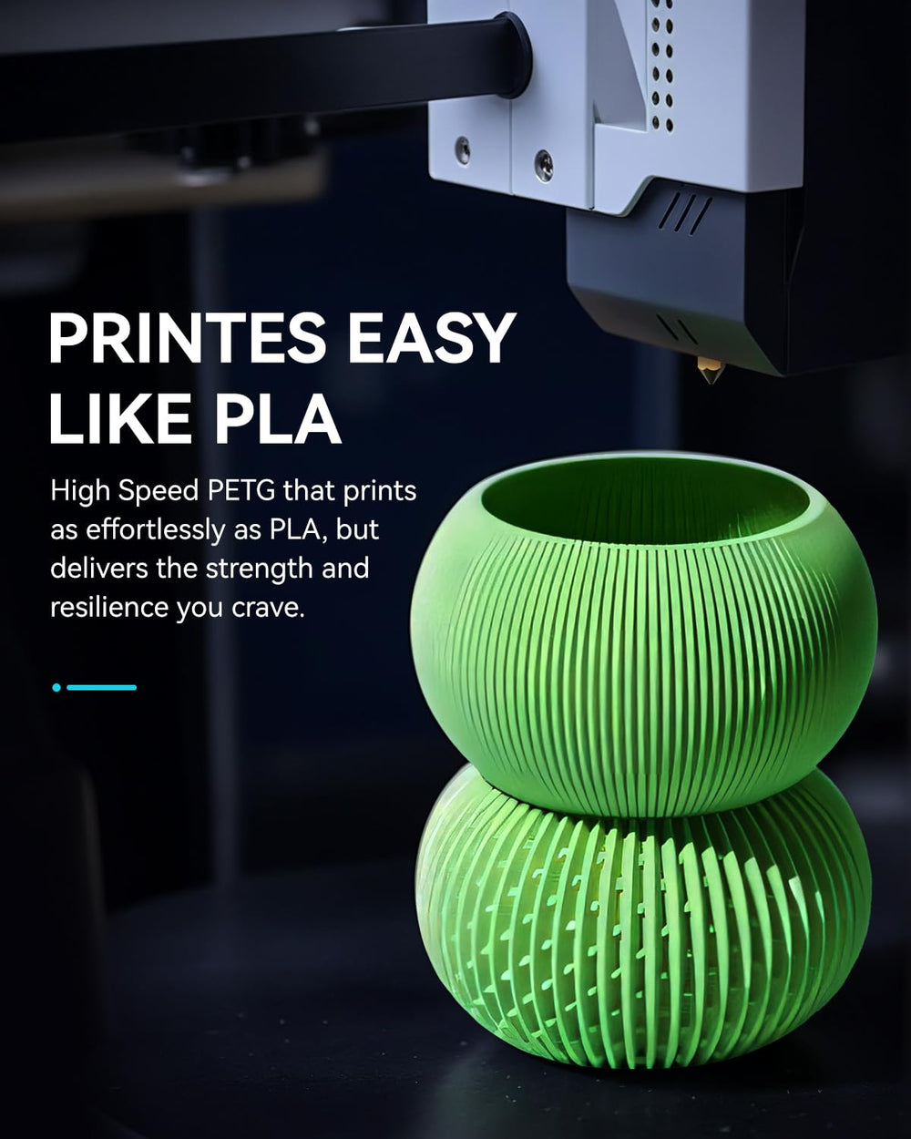 SUNLU printing in use at high speed demonstrating rapid production benefit
