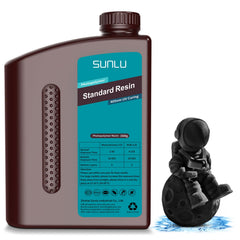 SUNLU resin bottle front showing label and secure design for safe storage