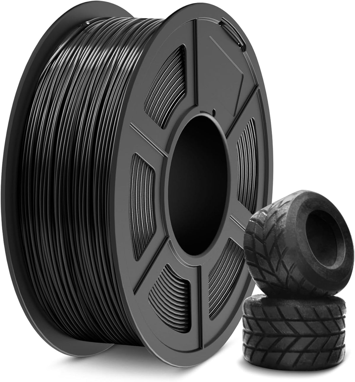 SUNLU spool front label showing product and weight for easy identification and fast selection