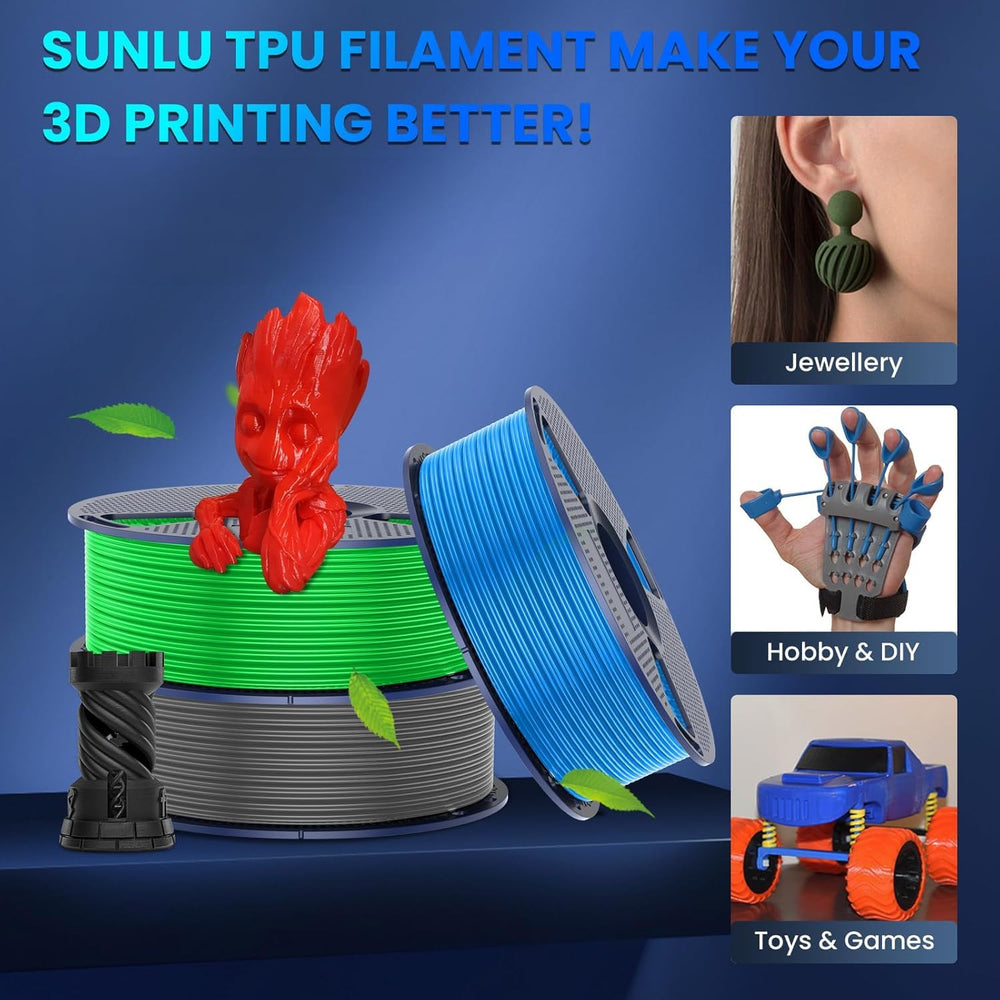 SUNLU vacuum-packed filament sealed to prevent moisture and preserve print quality
