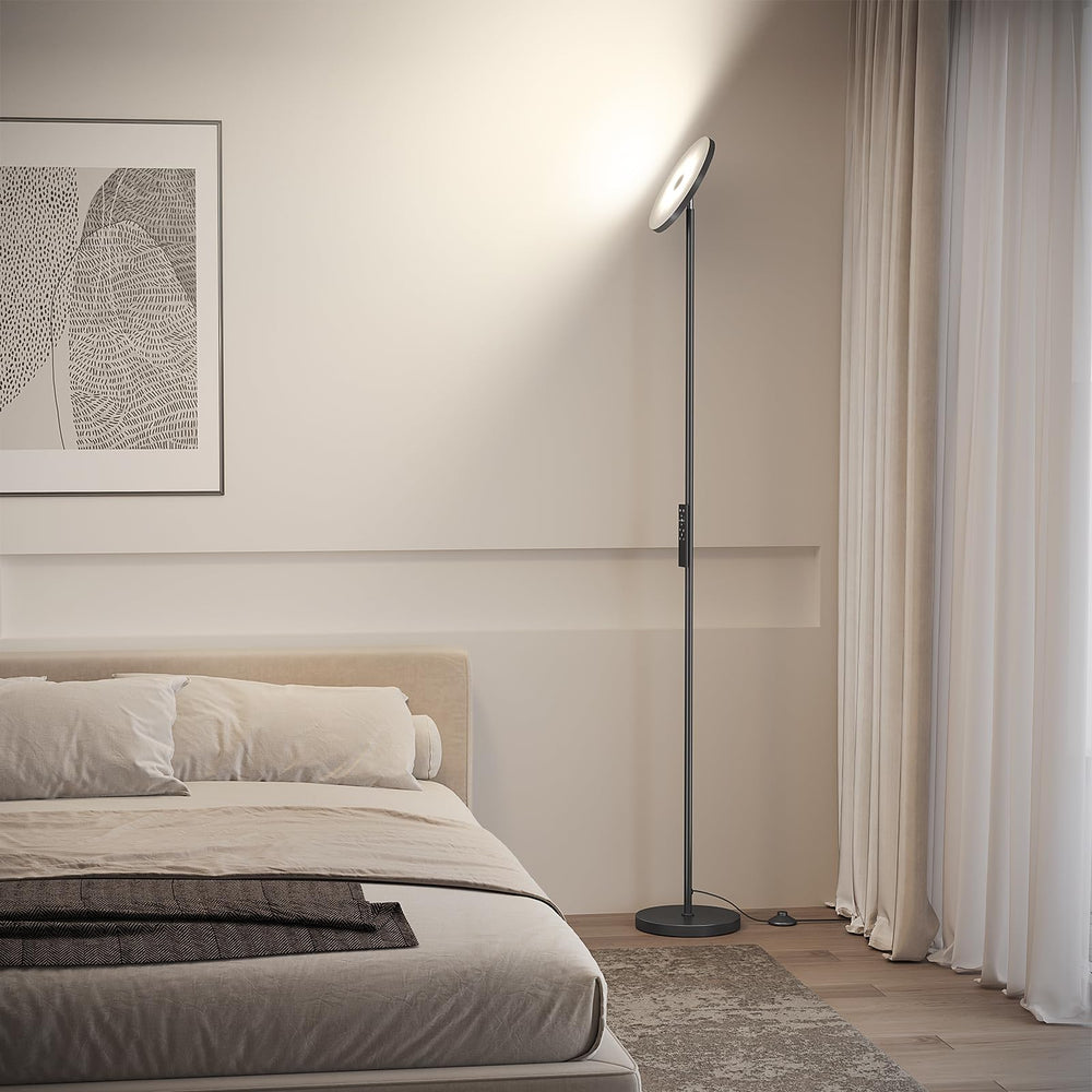 SUNMORY lamp showing warm to cool color temperatures for task focus