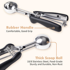 SUNNORN blue black mint handles visible for quick size identification and comfortable grip