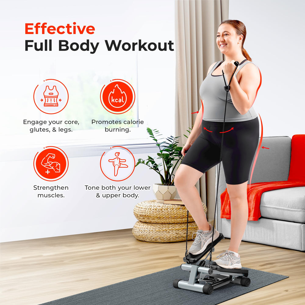 Sunny Health & Fitness pedal texture close-up for secure grip and confidence