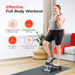 Sunny Health & Fitness pedal texture close-up for secure grip and confidence