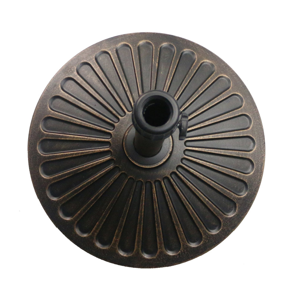Sunnyglade close-up of hand-turn knob and included couplers, enables fast tool-free setup
