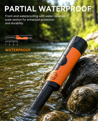 SUNPOW pinpointer with belt loop and retractable clip for secure carry