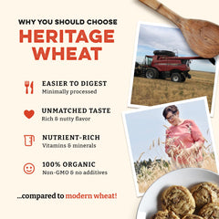 Pouring Sunrise Flour Mill flour into bowl illustrating fresh-milled benefit