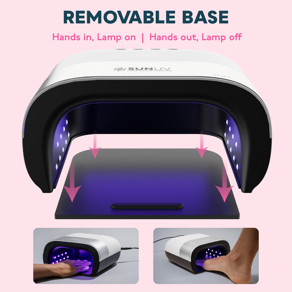 SUNUV SUN3 sensor in use with hand insertion for automatic activation