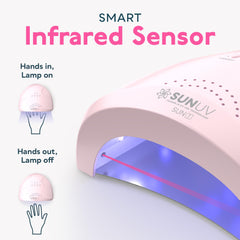 SUNUV SUNone removable base removed to show extra room for pedicure comfort
