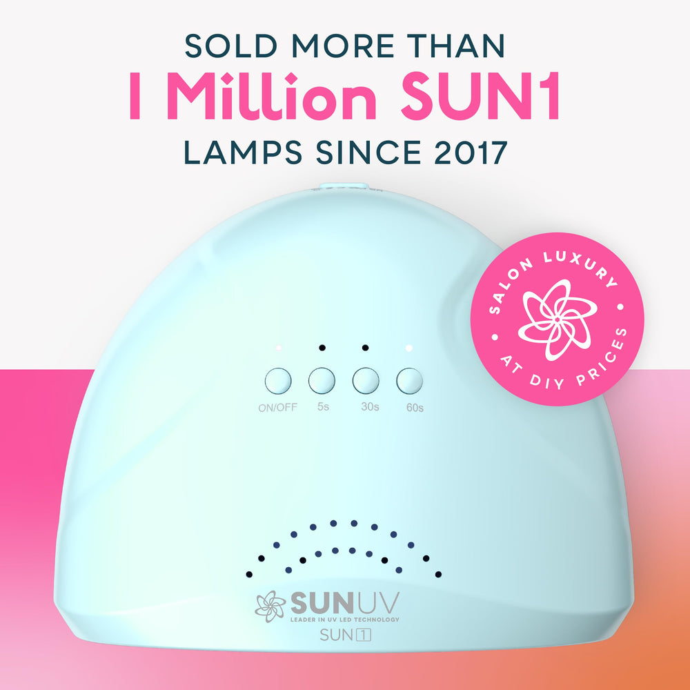SUNUV SUNONE side view with removable base for easier pedicures benefit