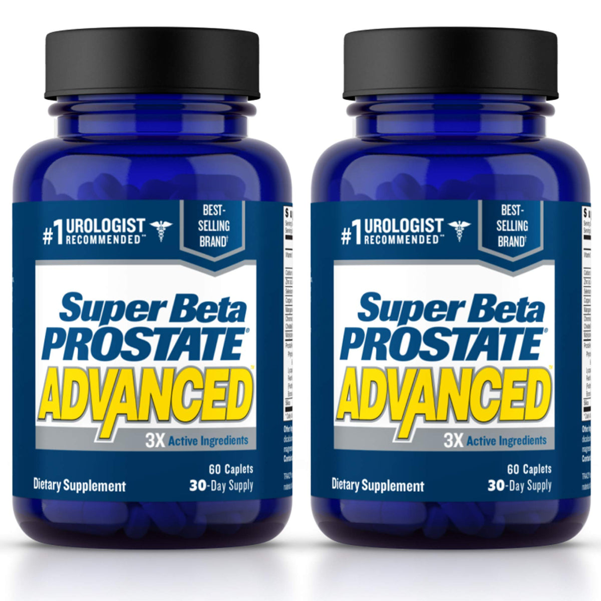 SUPER BETA PROSTATE front bottle view showing packaging and product identity benefit convenience