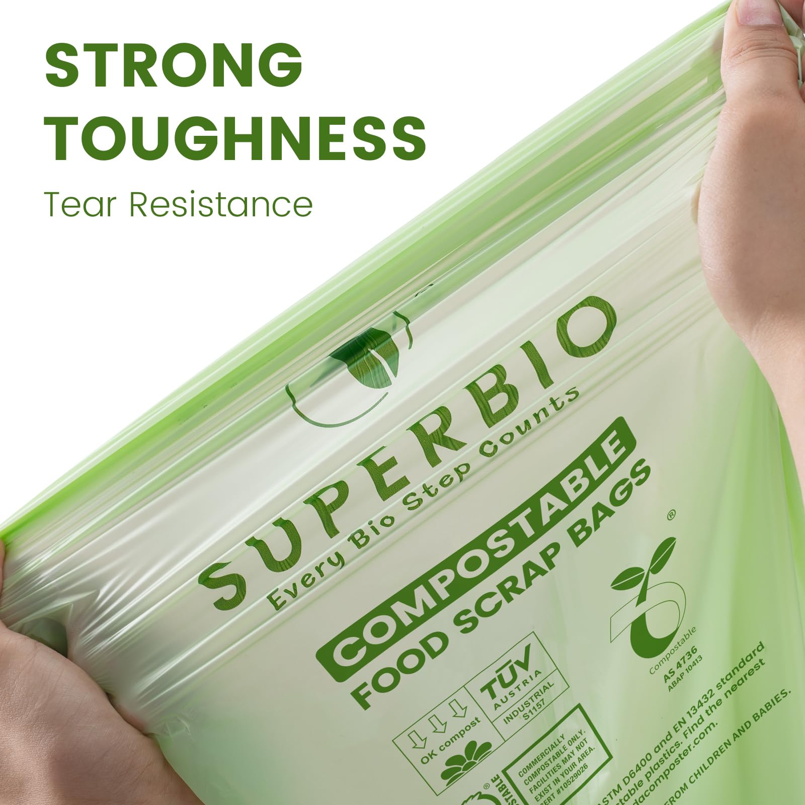 superbio reinforced bottom close-up showing star-seal strength against leaks