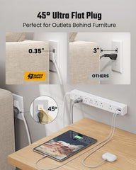 SUPERDANNY USB-A and USB-C ports detail for fast direct device charging
