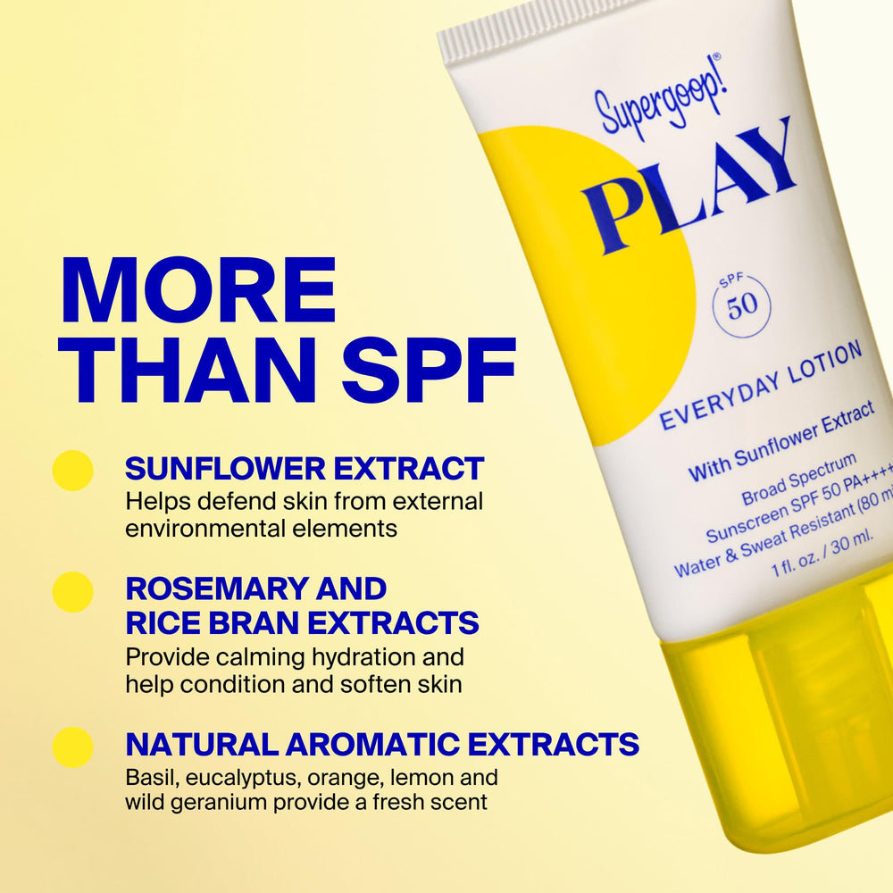 Supergoop! facial application under makeup for lightweight protection