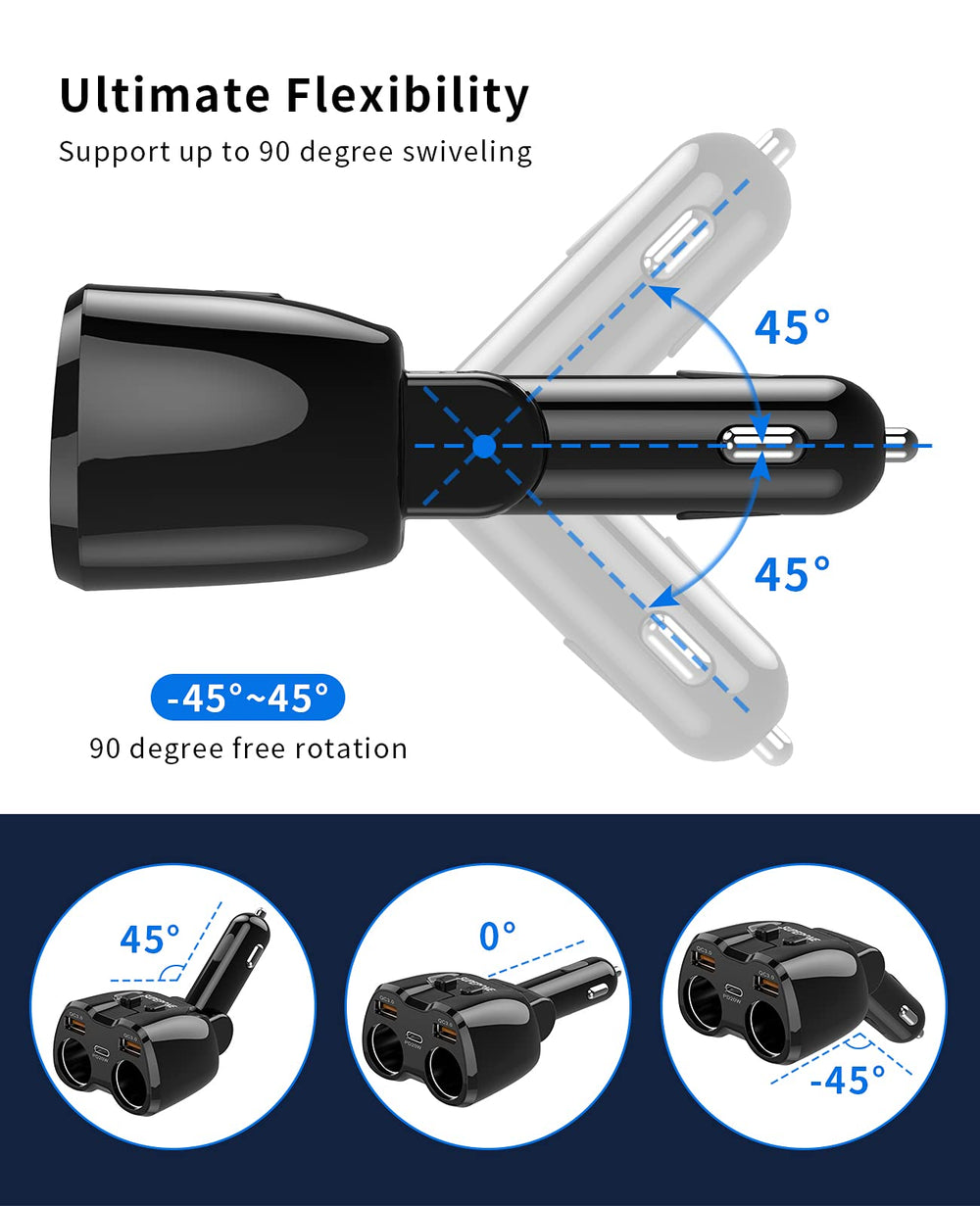 SUPERONE powering dash cam and car refrigerator demonstrating multi-use