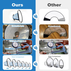 Supet collar beside ruler showing sizing for correct fit and scale