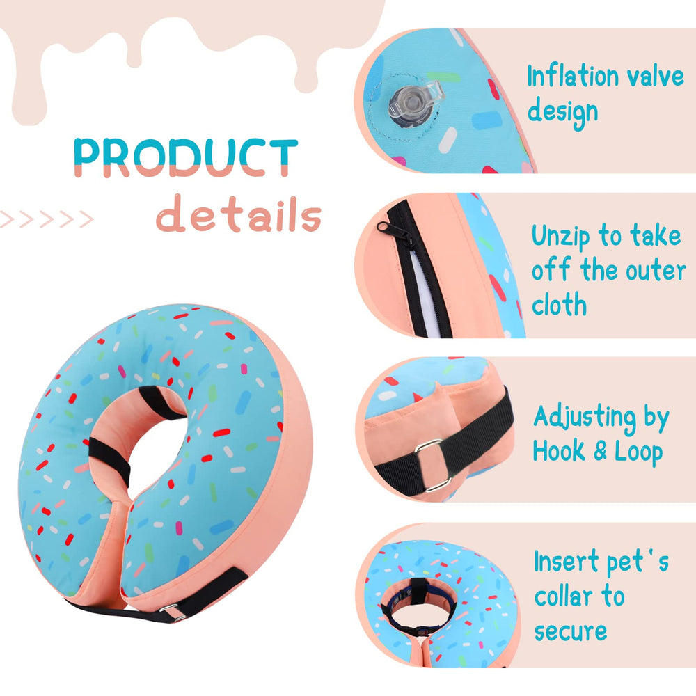 Supet lifestyle shot of pet resting comfortably wearing collar for calm recovery