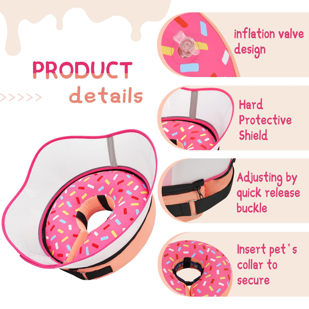 Supet collar beside measuring tape demonstrating size options and fit