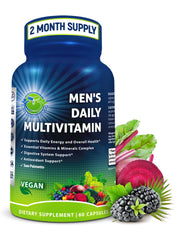 SUPPLEMENTS STUDIO front bottle view showing vegan methylated multivitamin benefit of full daily nutrition
