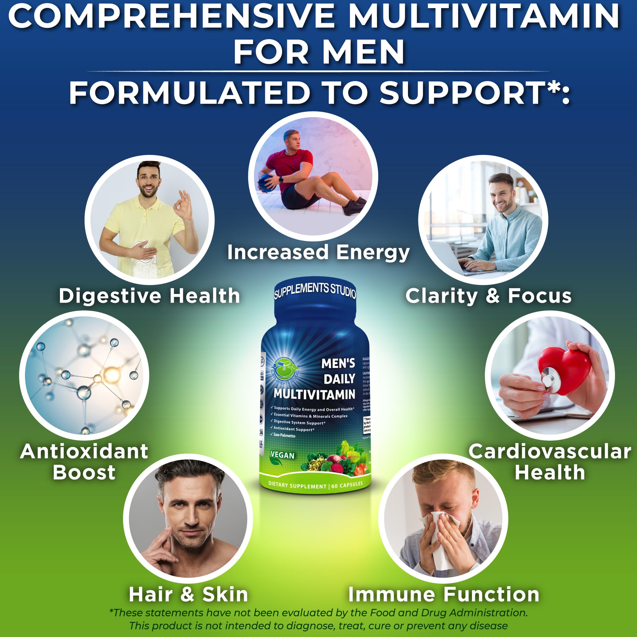 SUPPLEMENTS STUDIO superfood powder texture close-up illustrating organic plant ingredients and antioxidant benefit