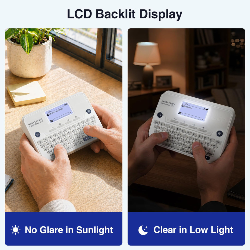SUPVAN backlit screen demonstrating clear viewing in low light