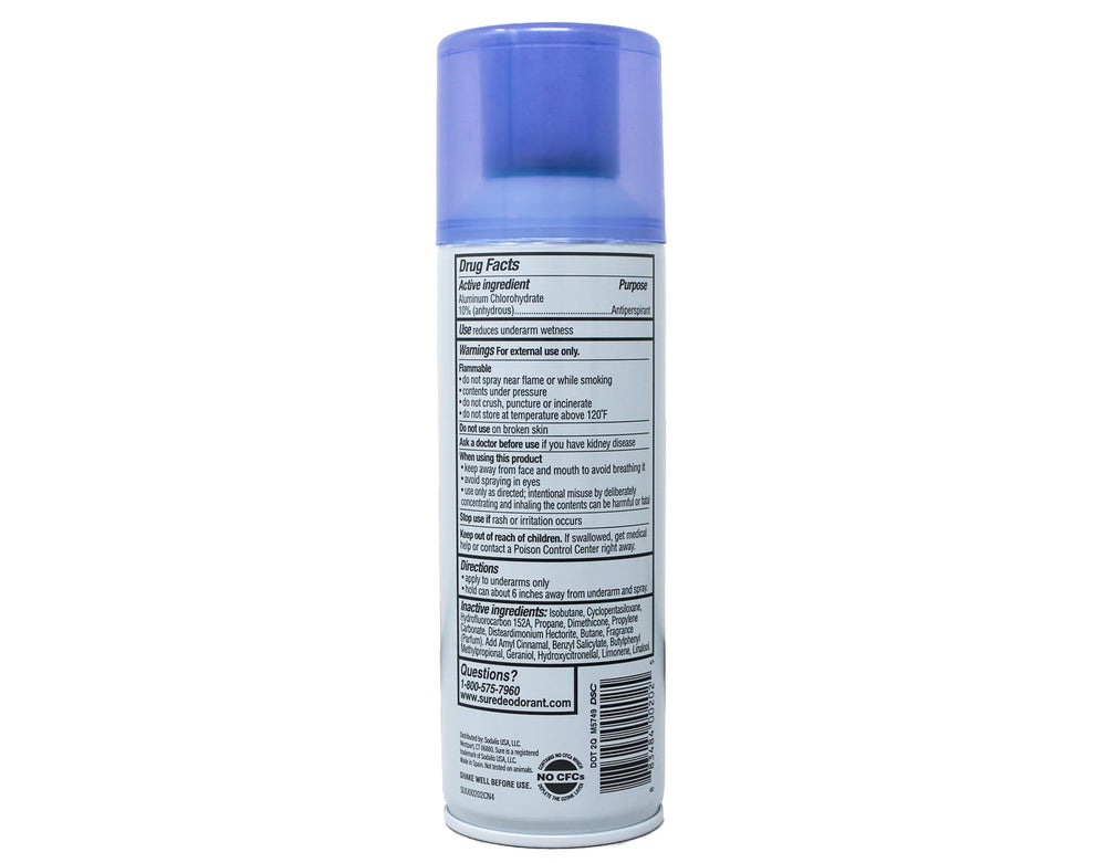 Sure aerosol valve close-up highlighting controlled, even coverage benefit