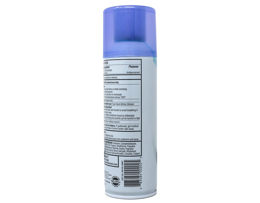 Sure texture finish on skin showing fast-drying, non-sticky comfort