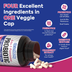 Surebounty ingredient spread with cranberry and prebiotics visual