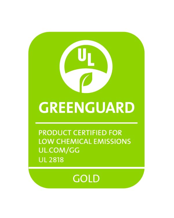 SureGuard care label and wash symbols showing easy machine-wash maintenance