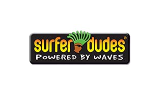 Surfer Dudes family playing on beach with toy showing outdoor fun and group play benefit